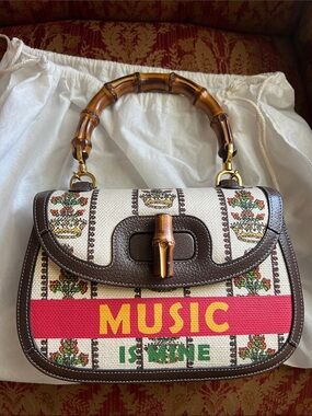 Gucci 100 Centennial Music Medium Bamboo 1947